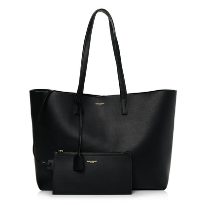Saint Laurent Calfskin Large Shopping Tote Black 1 of 12
