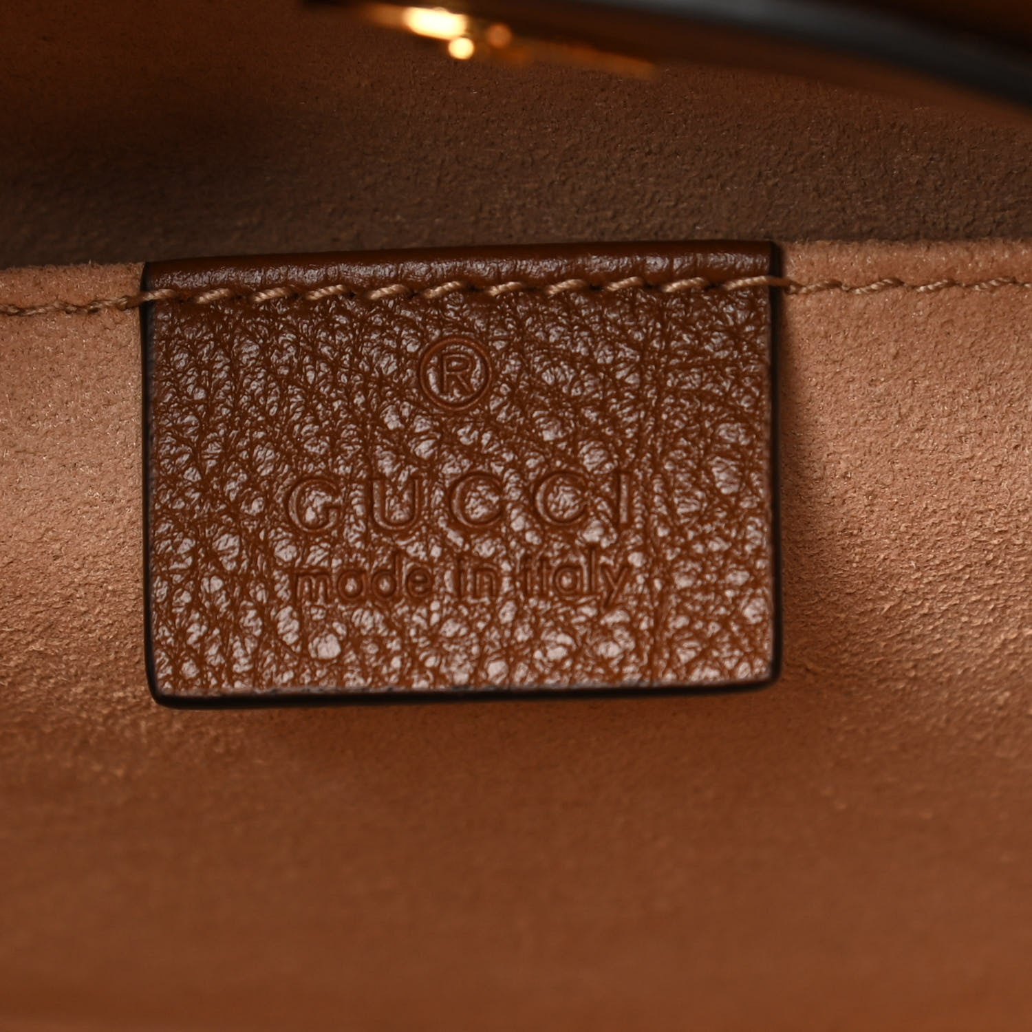 Gucci Wonka Grain Calfskin Small Diana Tote Bag Cuir Yellow Fluo 6 of 13