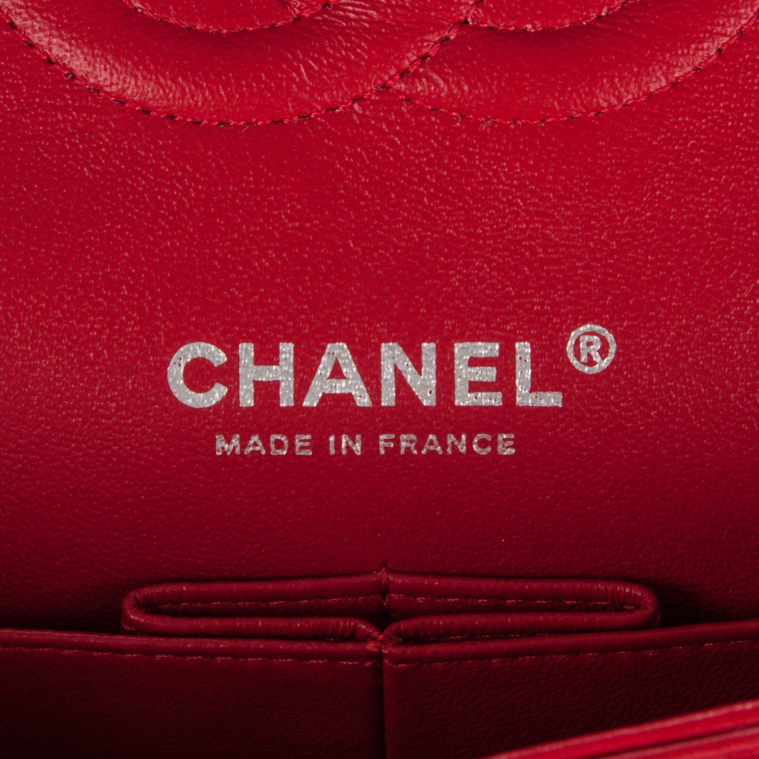 Chanel Lambskin Quilted Medium Double Flap Red 6 of 7