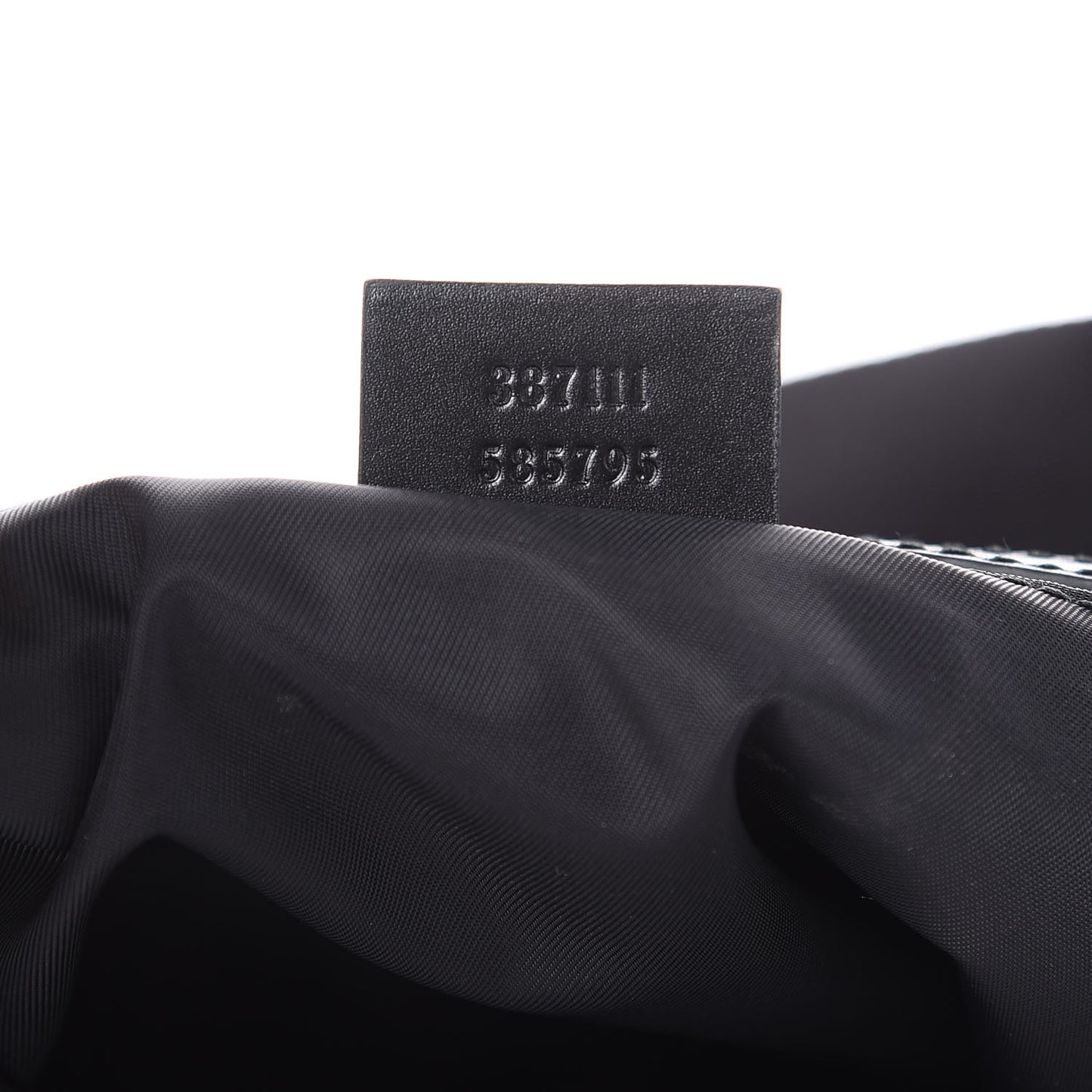 GG Supreme Monogram Web Messenger Bag Black