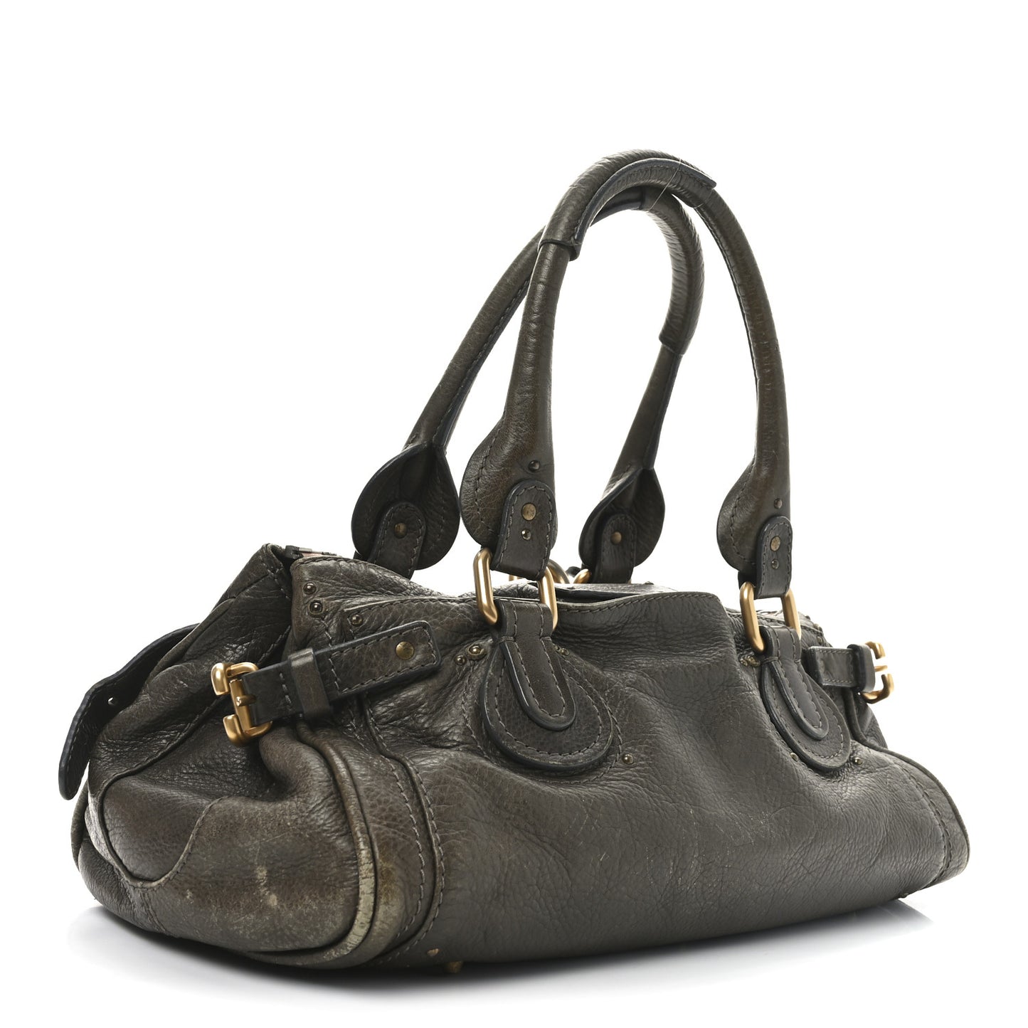 Calfskin Medium Paddington Satchel Chocolate