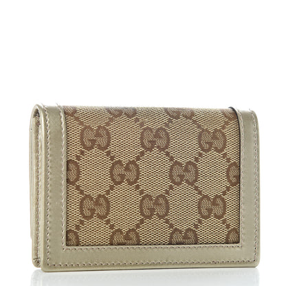 Gucci Monogram Sukey Card Case Gold 3 of 8