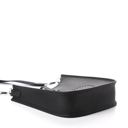 Hermes Taurillon Clemence Evelyne TPM Black 4 of 11