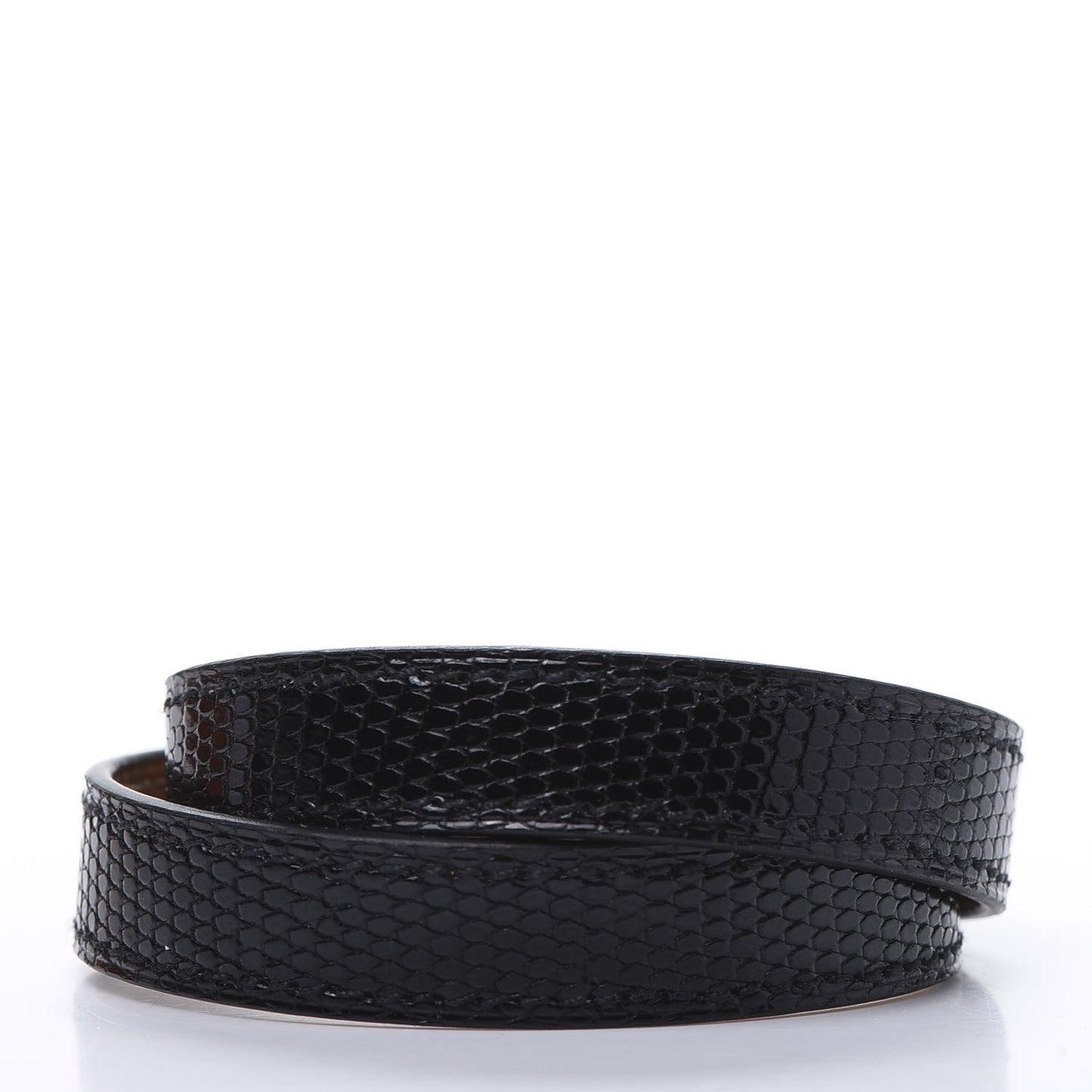 Lizard Kelly Double Tour Bracelet T2 Black