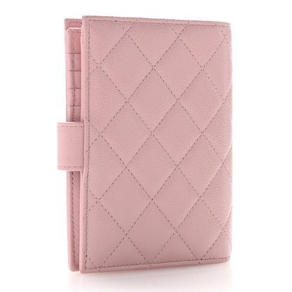 Chanel Caviar Quilted Passport Holder Light Pink 3 of 9