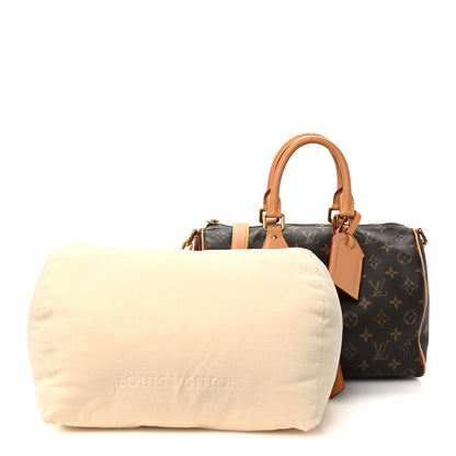 Louis Vuitton Calfskin Monogram Speedy P9 Bandouliere 30 4 of 15