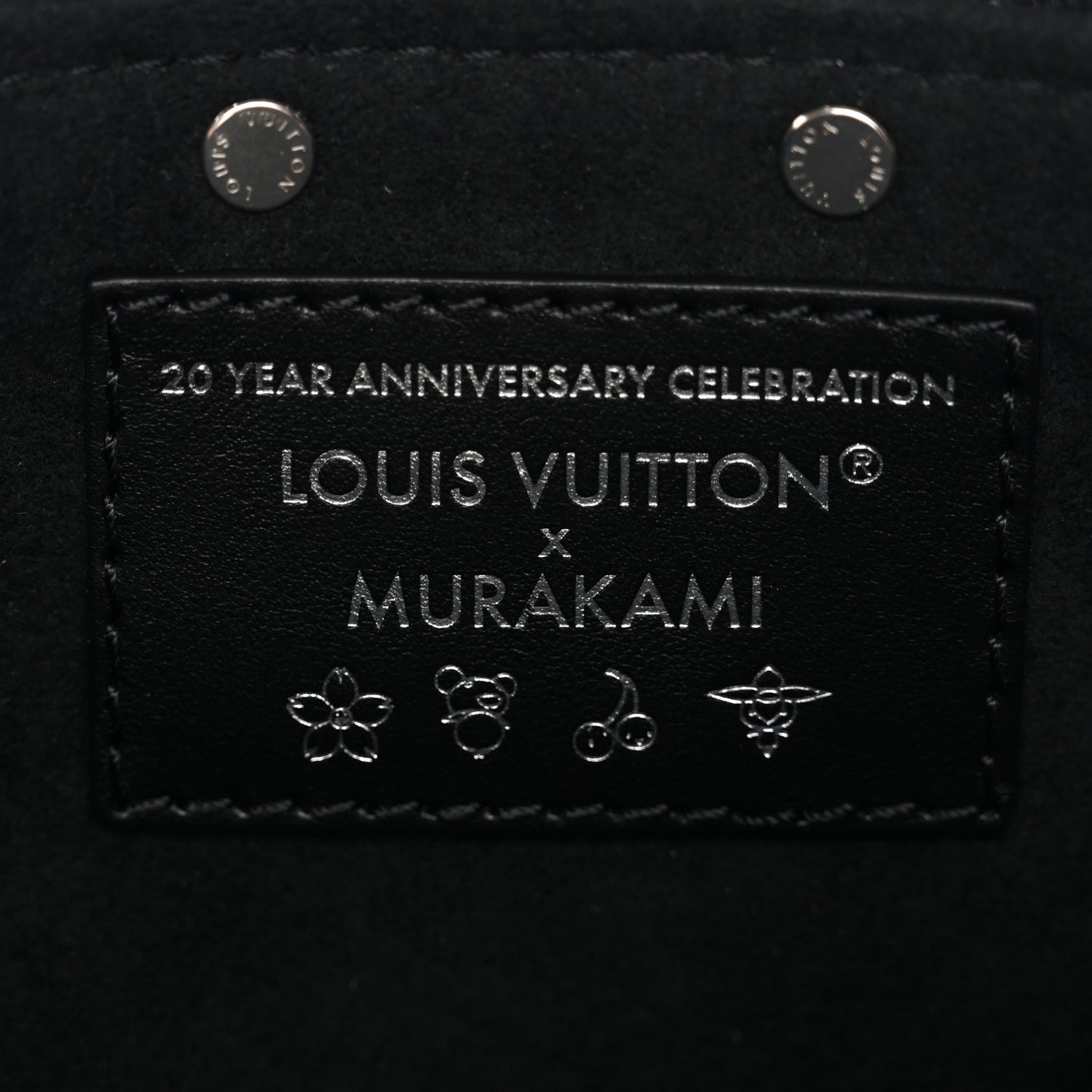 LV X TM Monogram Multicolor Pochette Accessories Black