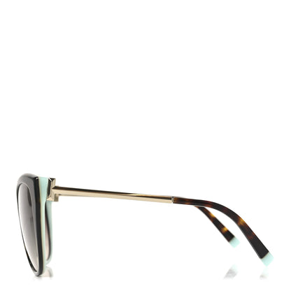 Tiffany Acetate Metal Cat Eye Sunglasses TF4166 Tortoise Blue 3 of 7