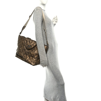 Chanel Metallic Aged Calfskin Quilted Origami Tote Bronze 2 of 11