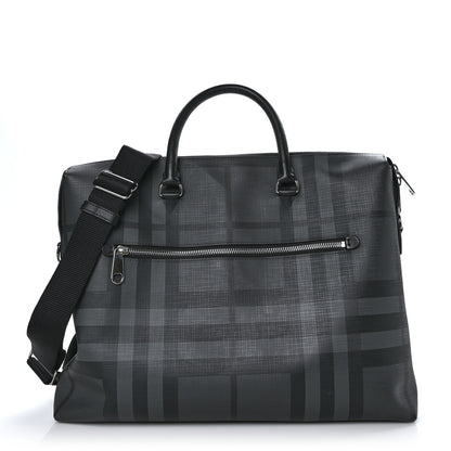 Burberry London Check Large Briefcase Black 1 of 9