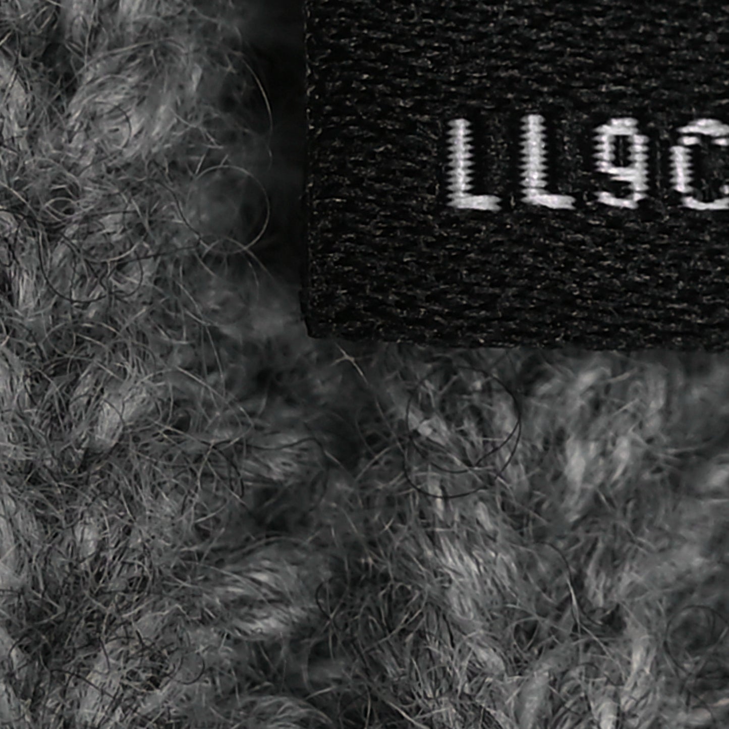 Cashmere Logo Beanie Hat Gray White