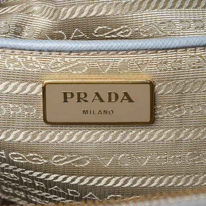 Prada Saffiano Lux Large Galleria Double Zip Tote Lago 9 of 21