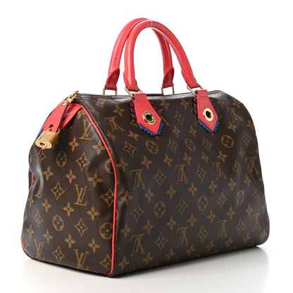 Louis Vuitton Monogram Totem Speedy 30 Flamingo 2 of 4
