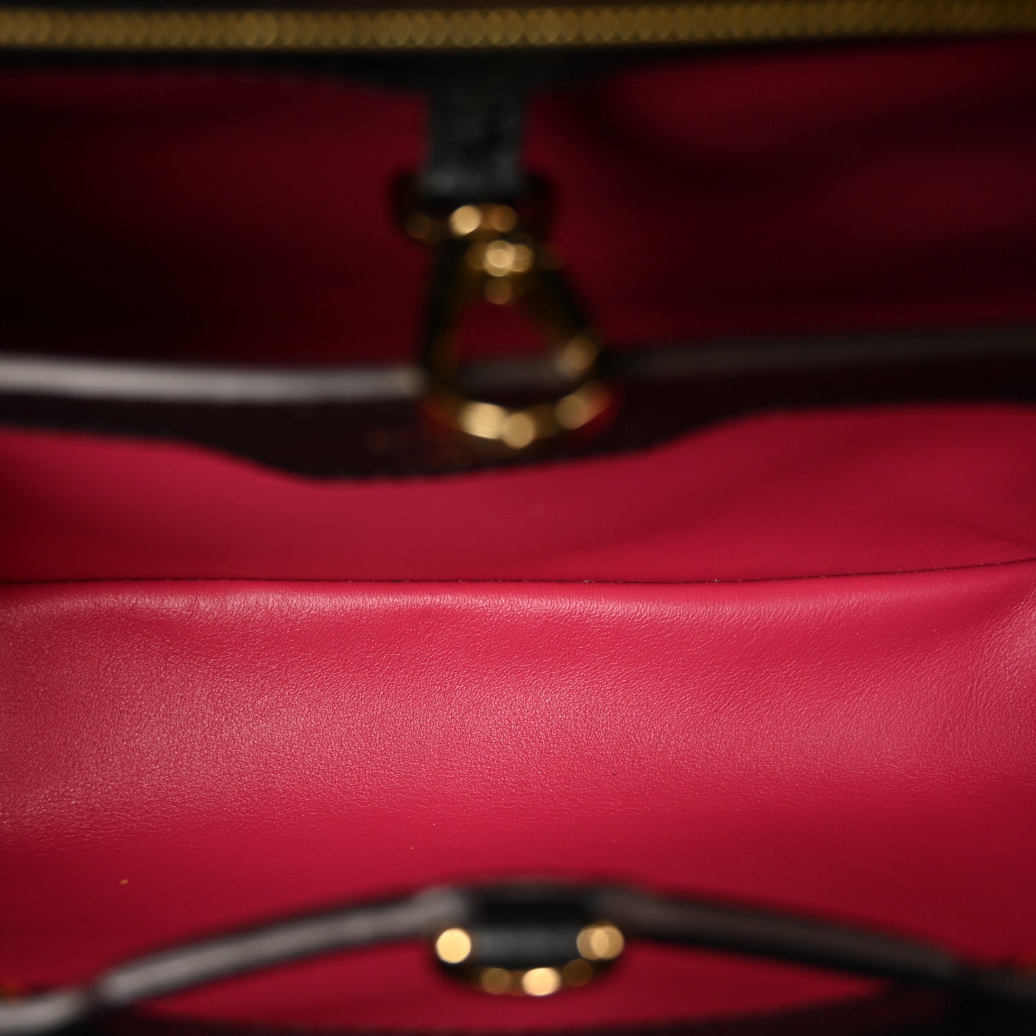 Louis Vuitton Taurillon Capucines BB Black 5 of 9