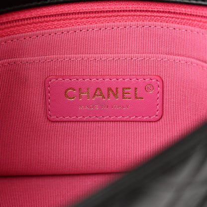 Chanel Lambskin Resin Quilted Mini Rectangular Pearl Samba Flap Black 6 of 11