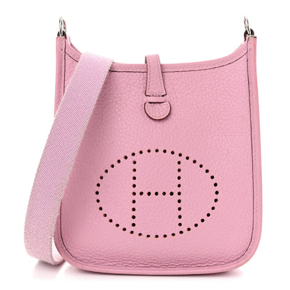 Hermes Taurillon Clemence Evelyne TPM Mauve Sylvestre 1 of 12