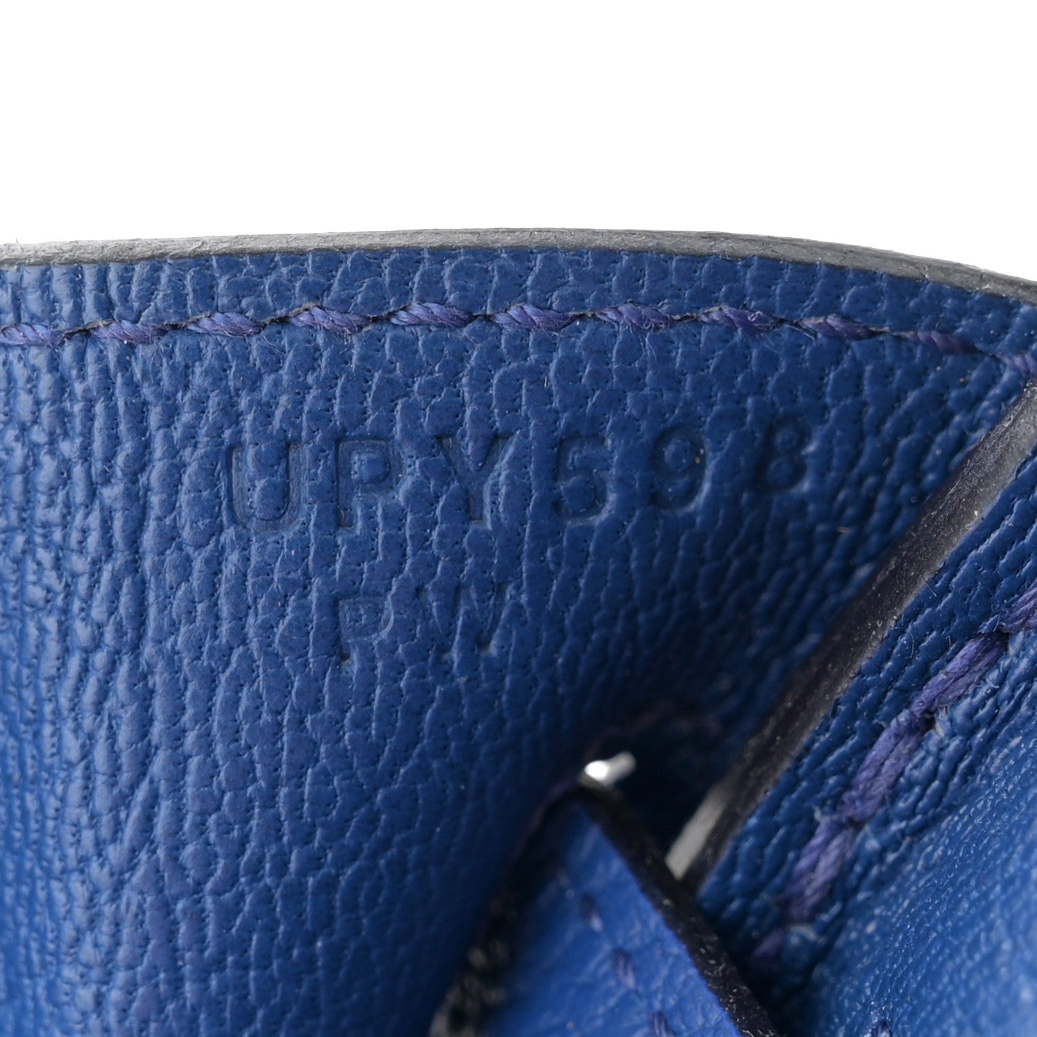 Hermes Togo Birkin 25 Bleu Royal 7 of 11