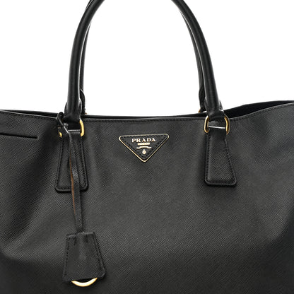 Prada Saffiano Lux Large Tote Black 9 of 11