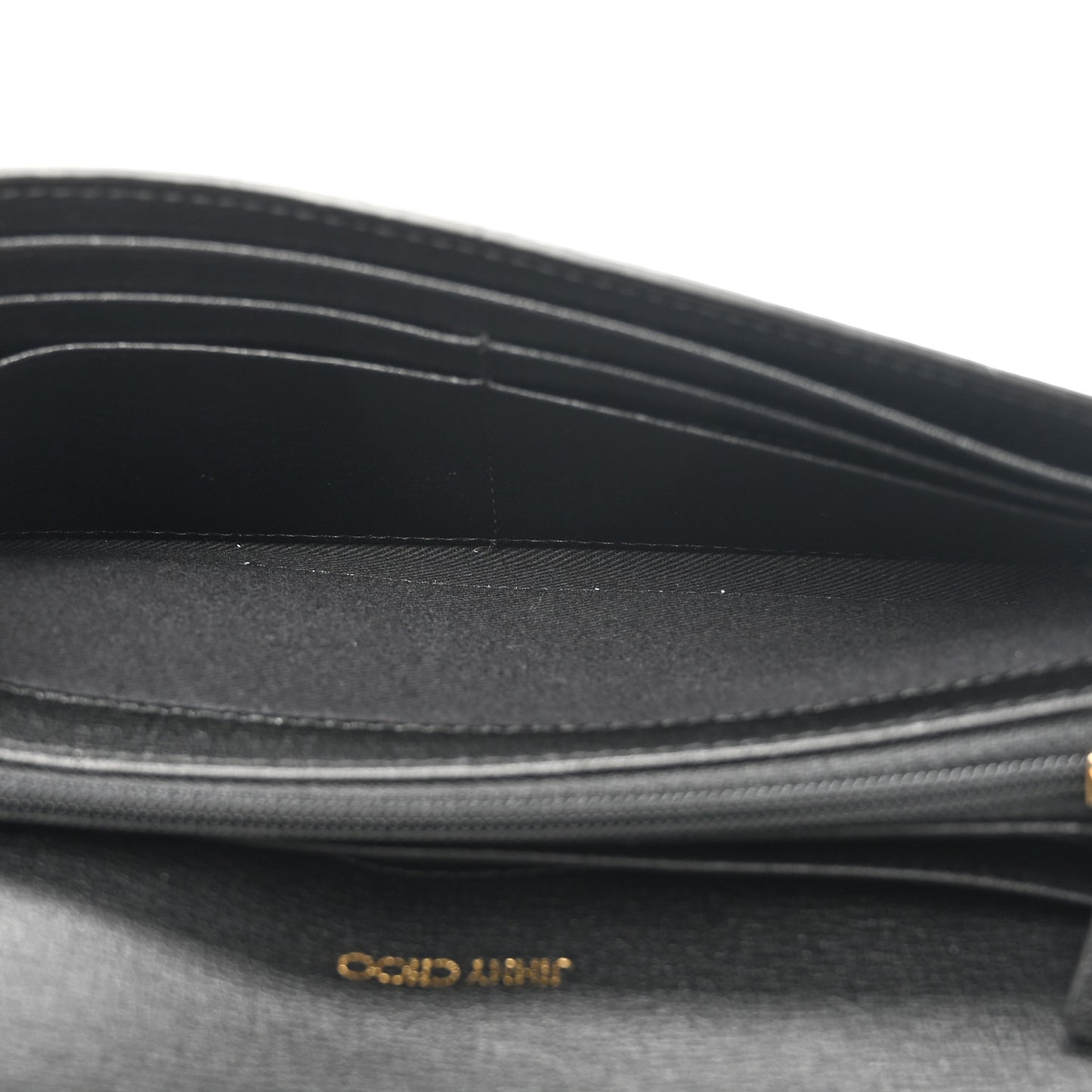 Grainy Calfskin Martina Continental Wallet Black