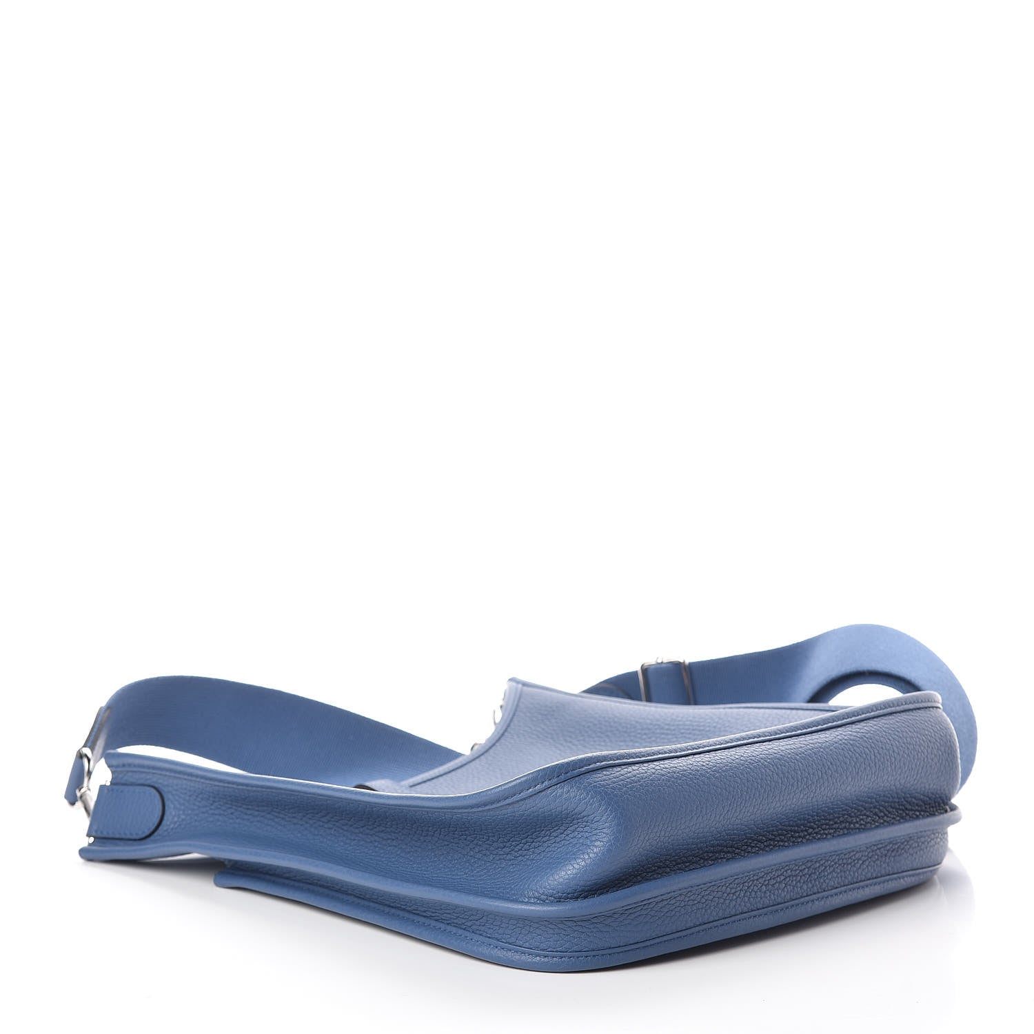 Hermes Taurillon Clemence Evelyne III PM Bleu Agate 4 of 10