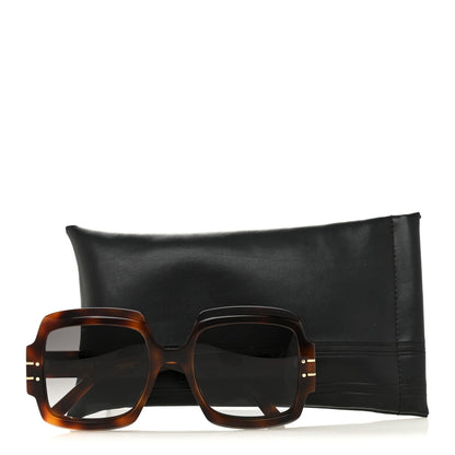 Christian Dior Acetate Diorsignature S1U Square Sunglasses Tortoise 7 of 7