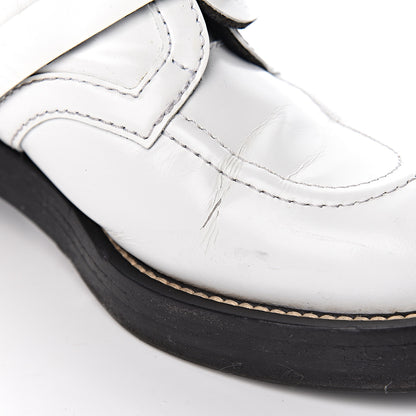 Balenciaga Brushed Calfskin Ceinture Ankle Boots 39 White 13 of 21