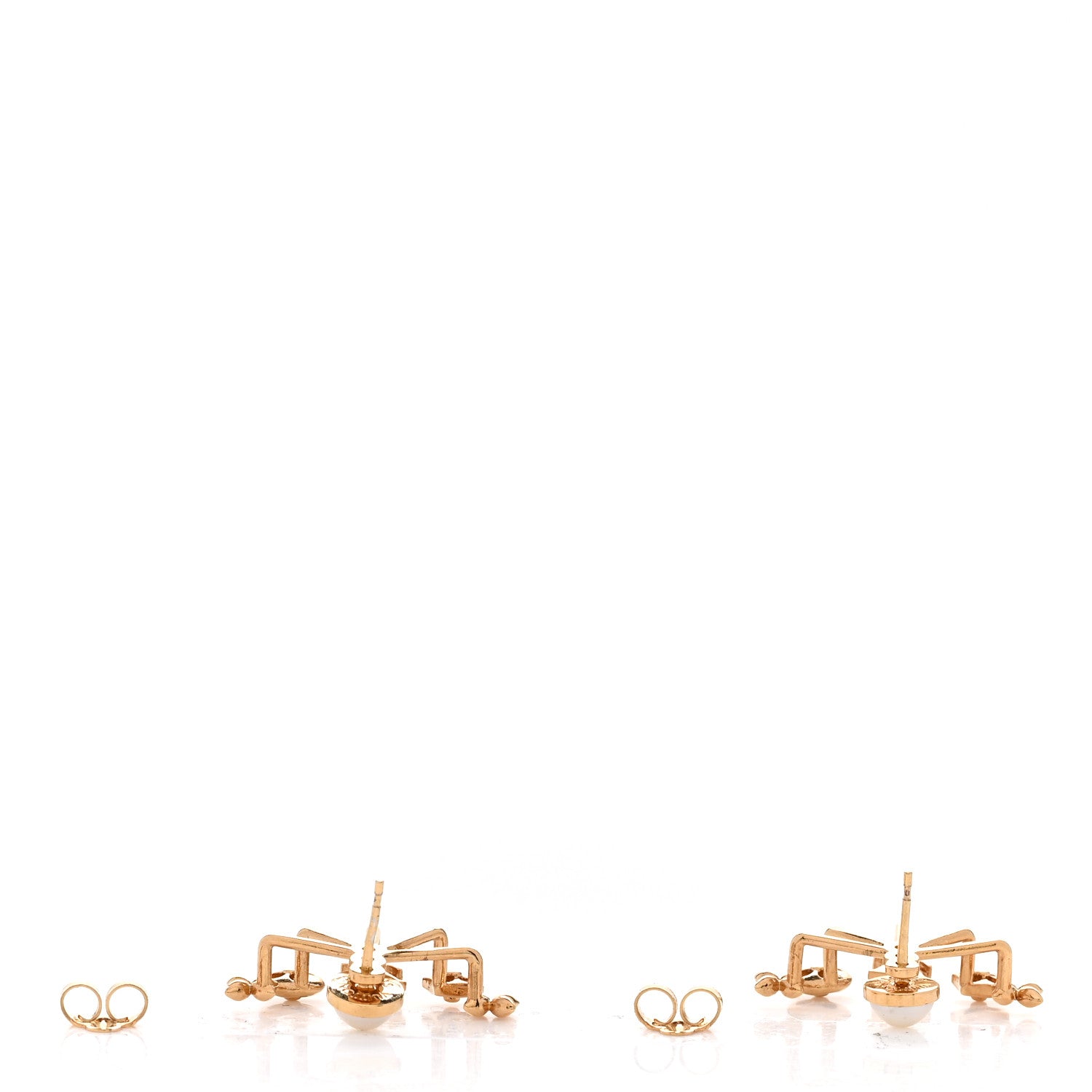 Louis Vuitton Metal Cruiser Earrings Gold 3 of 4