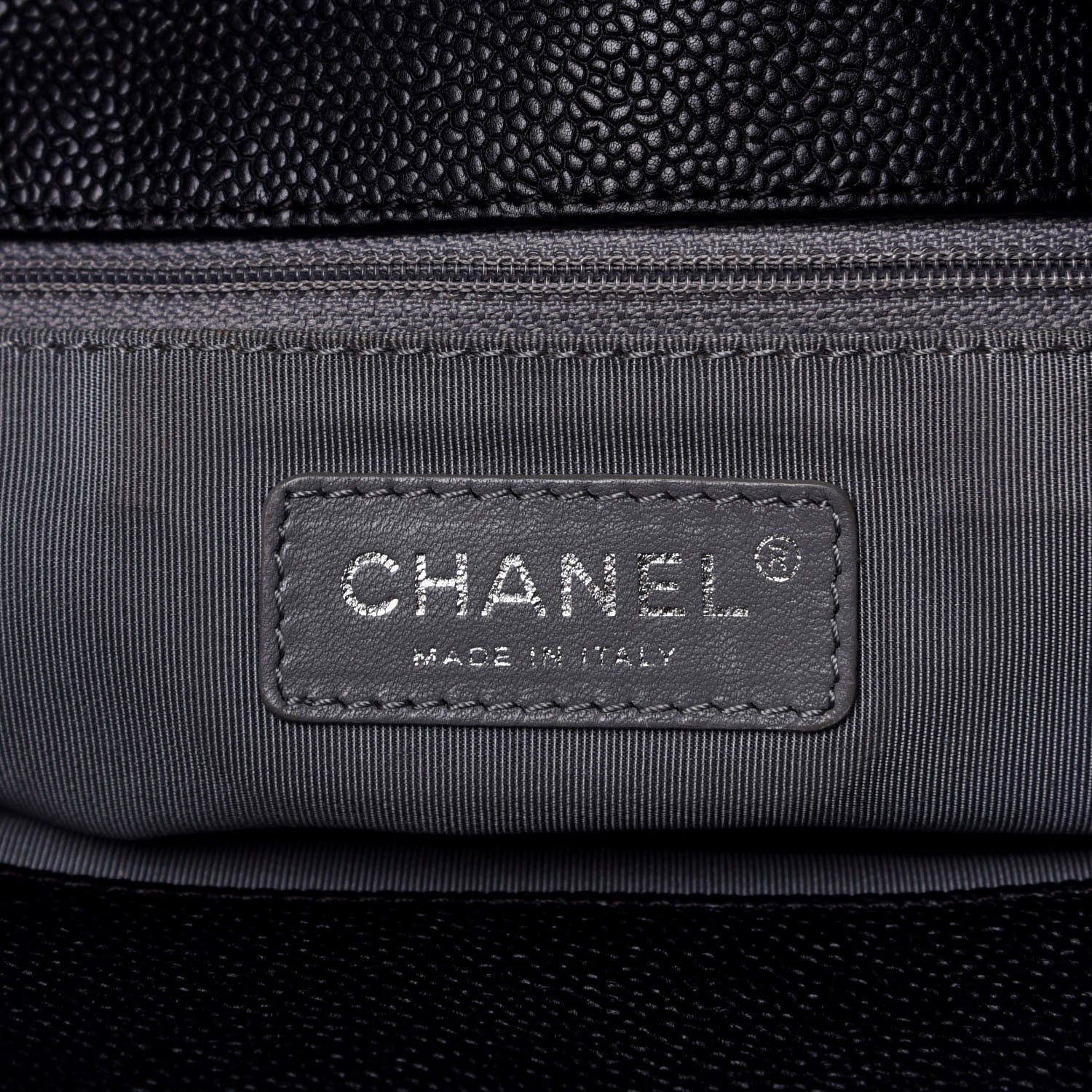 Chanel Caviar Quilted French Riviera Hobo Black 5 of 5