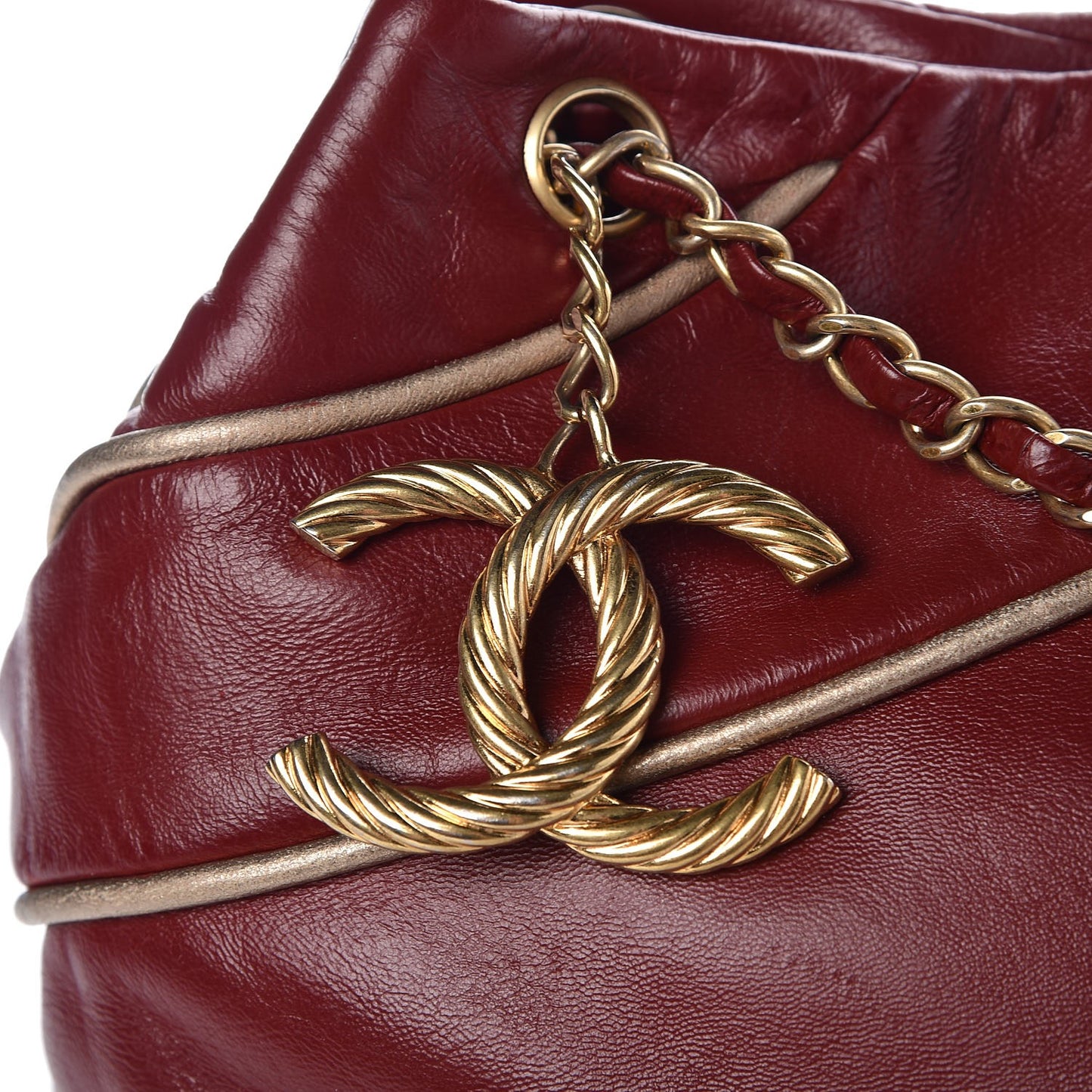 Lambskin Constructivism Tote Red