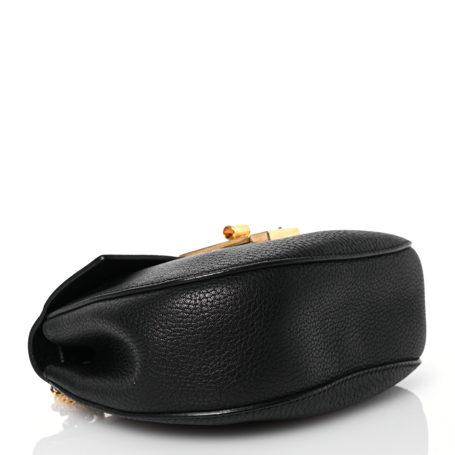 Chloe Goatskin Mini Drew Shoulder Bag Black 4 of 12
