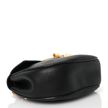 Chloe Goatskin Mini Drew Shoulder Bag Black 4 of 12