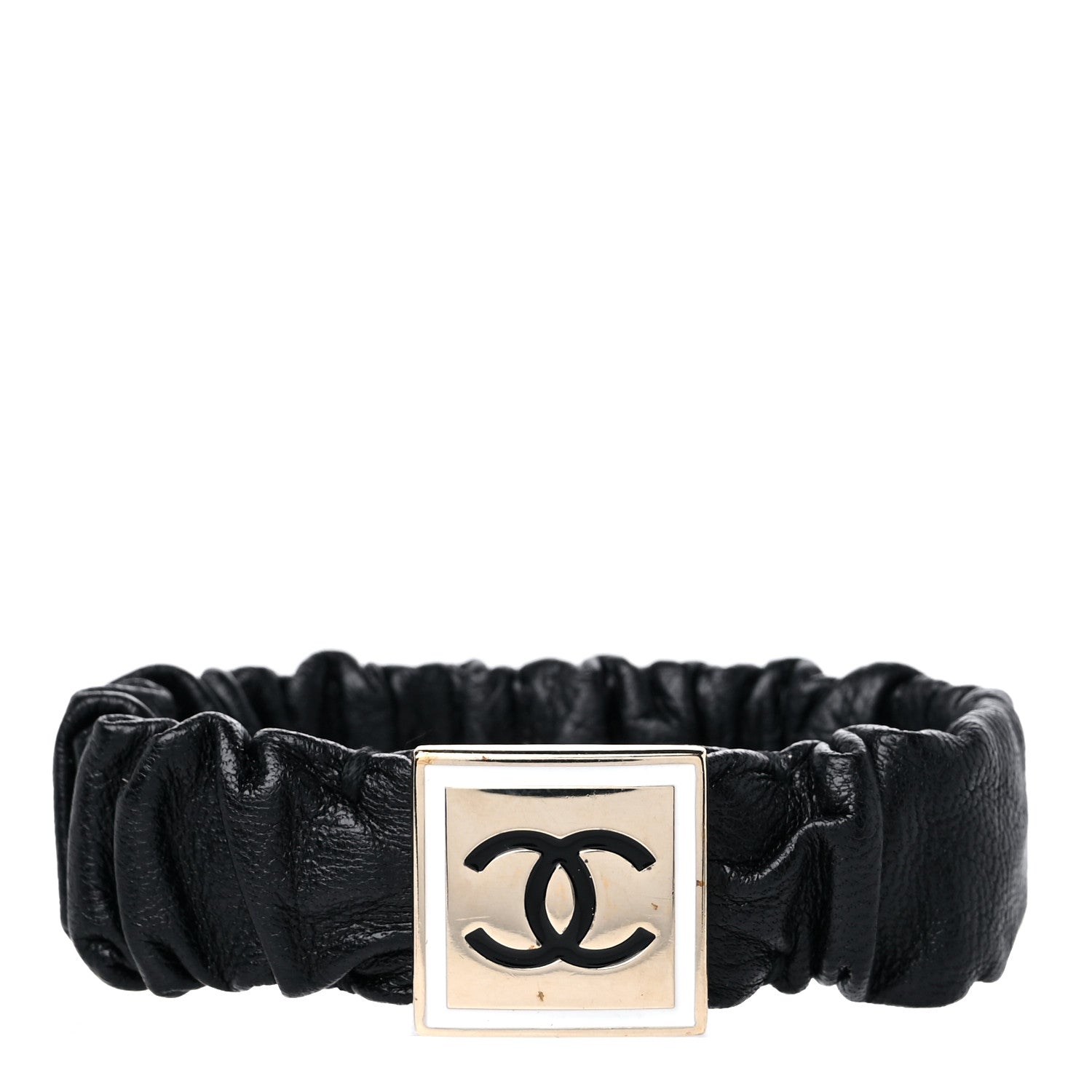 Chanel Lambskin CC Bracelet Black 1 of 5
