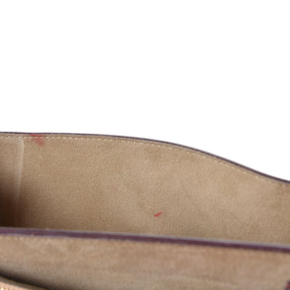 Chloe Calfskin Suede Medium Faye Shoulder Bag Sepia Red 9 of 12