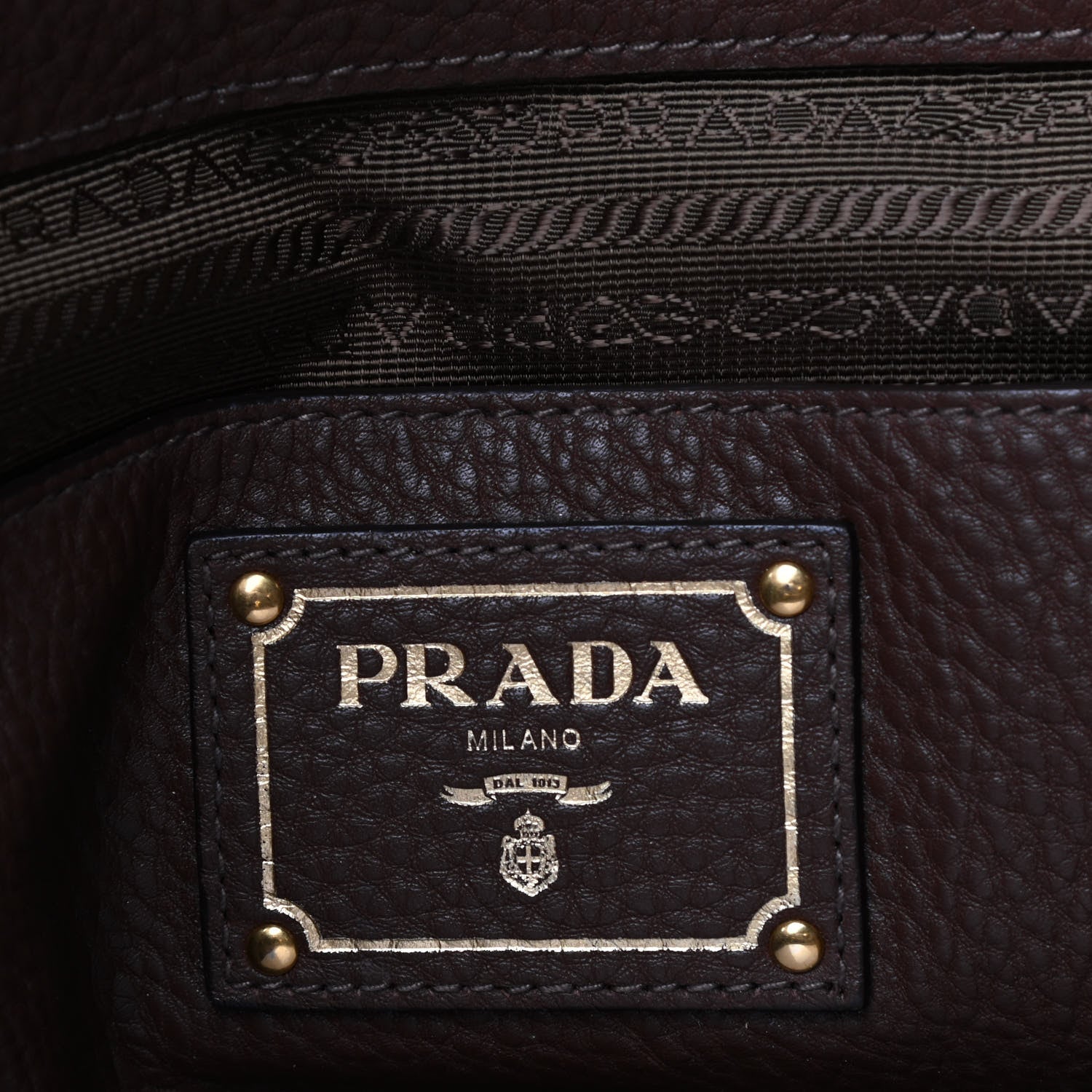 Prada Vitello Daino Shopping Tote Bruciato 5 of 11