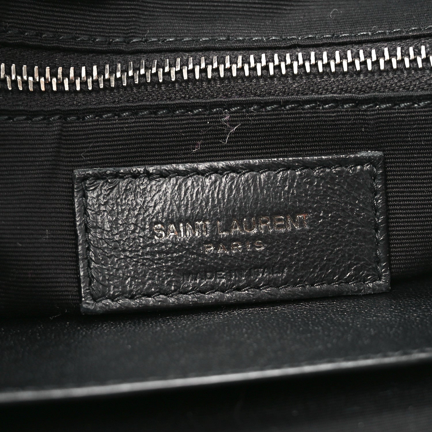 Saint Laurent Crinkled Calfskin Matelasse Monogram Medium Niki Shopper Tote Black 6 of 11