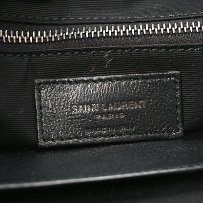 Saint Laurent Crinkled Calfskin Matelasse Monogram Medium Niki Shopper Tote Black 6 of 11