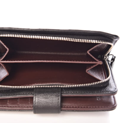 Chanel Caviar Quilted Zipped Pocket Wallet Black 6 of 12