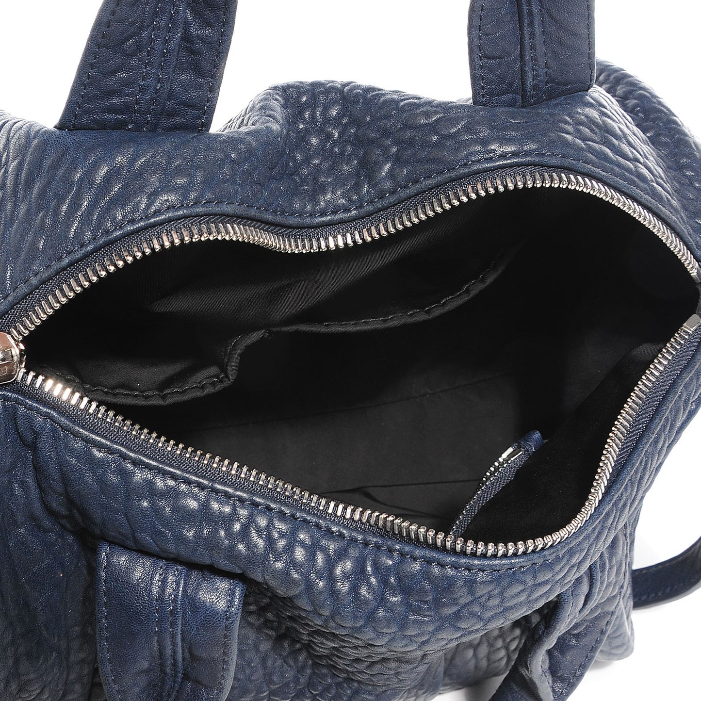 Pebbled Lambskin Rocco Midnight