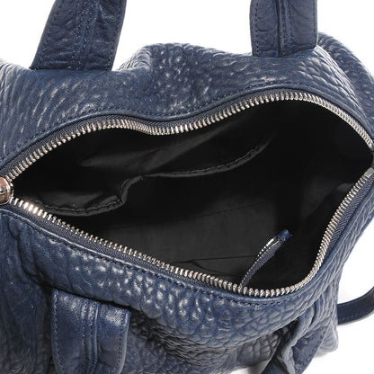 Alexander Wang Pebbled Lambskin Rocco Midnight 5 of 7