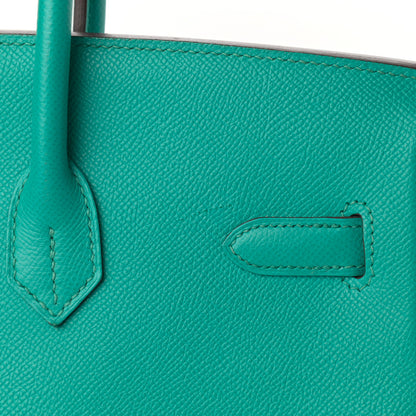 Hermes Epsom Birkin 35 Bleu Paon 9 of 9