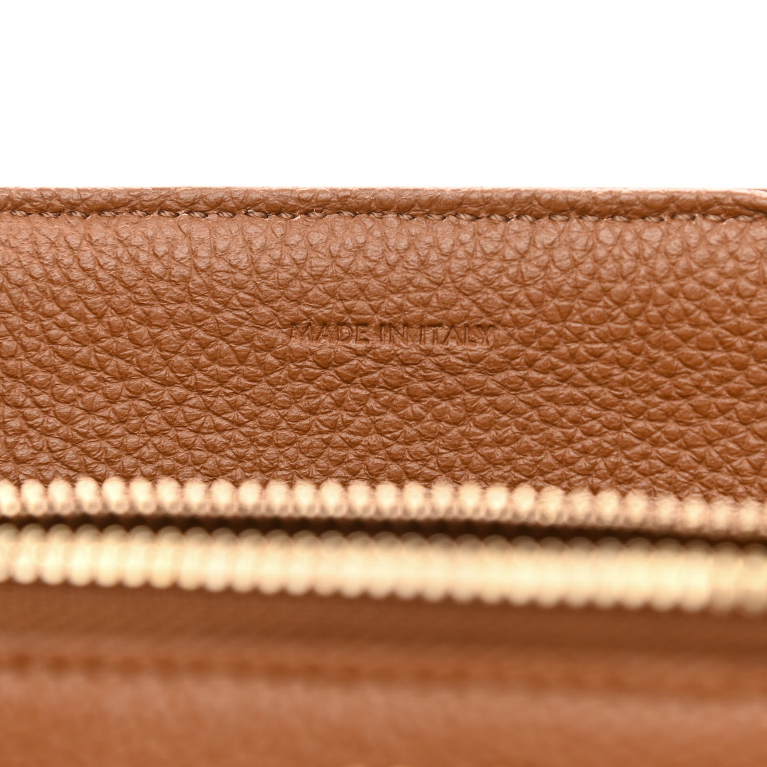 Celine Grained Calfskin Classique 16 Top Handle Bag Tan 7 of 11
