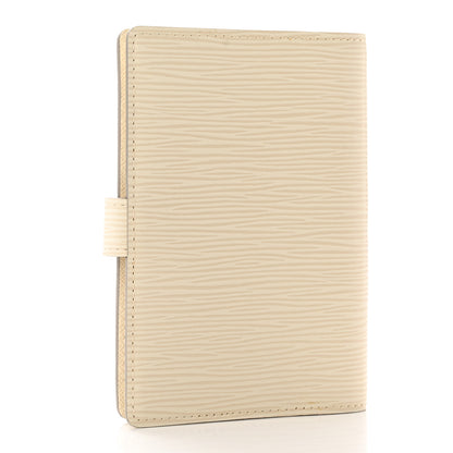 Louis Vuitton Epi Small Ring Agenda Cover Ivory 3 of 12