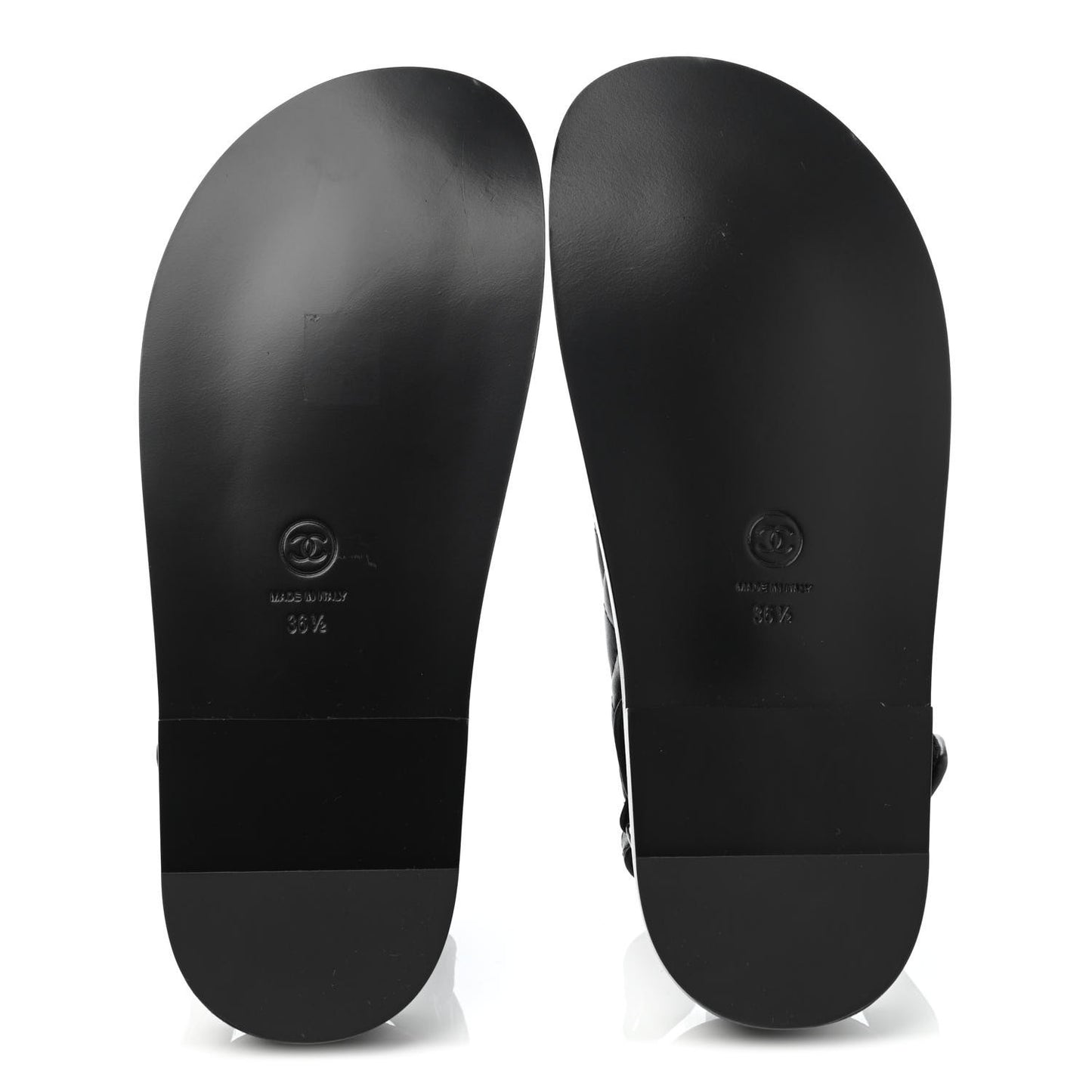 Lambskin Velcro Dad Sandals 36.5 Black