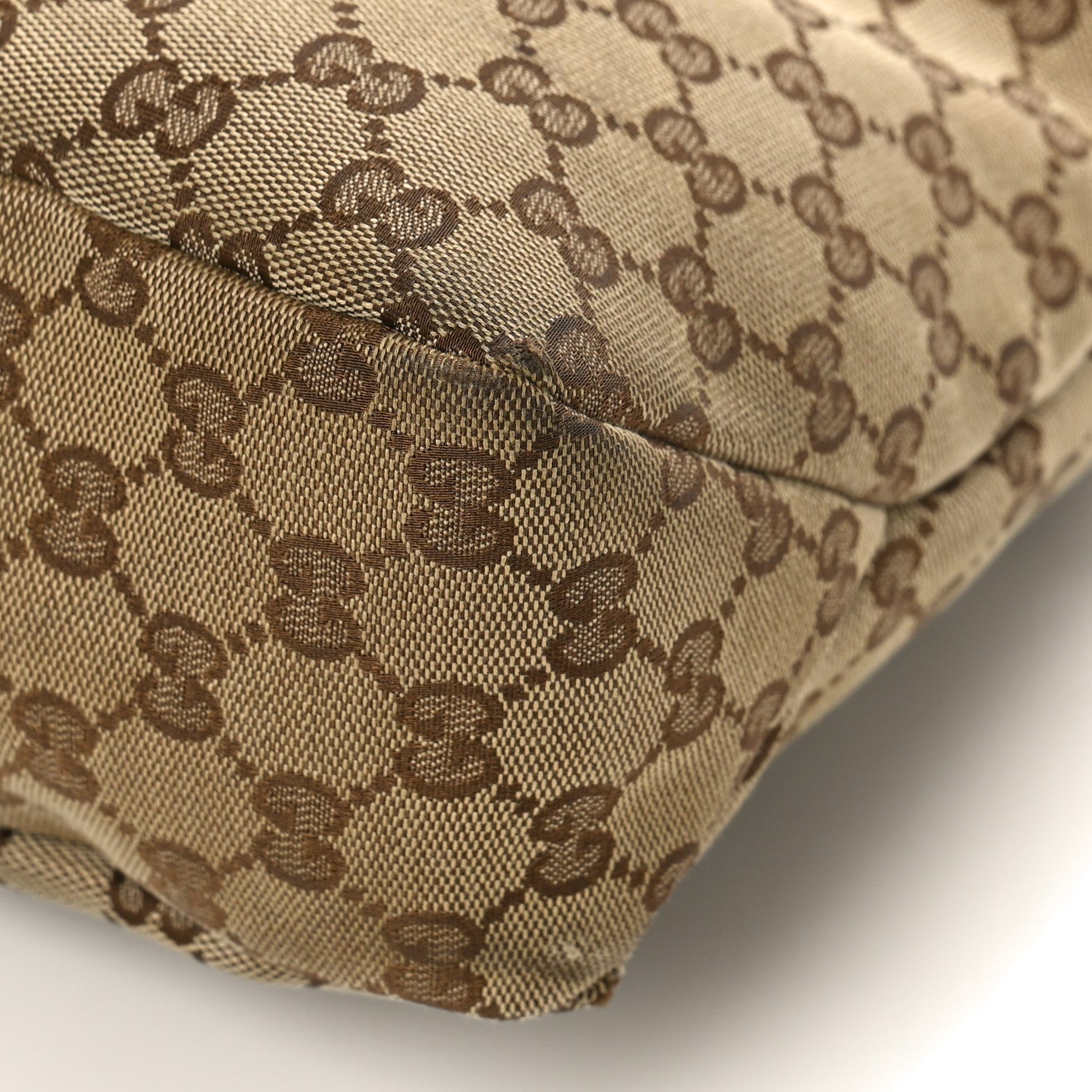 Gucci Monogram Medium Horsebit Chain Hobo Dark Brown 9 of 9