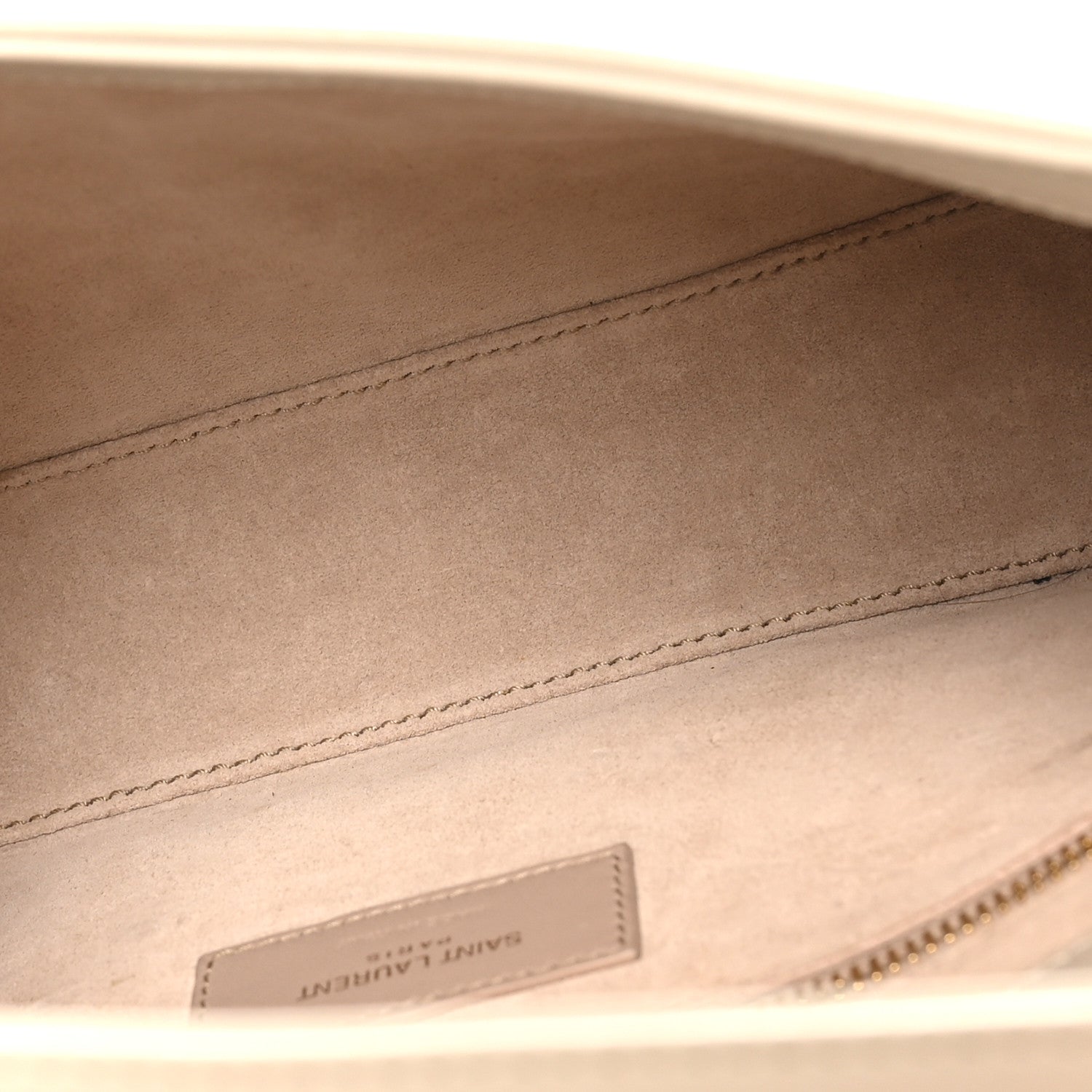 Saint Laurent Smooth Calfskin Le 5 A 7 Hobo Crema Soft 5 of 10