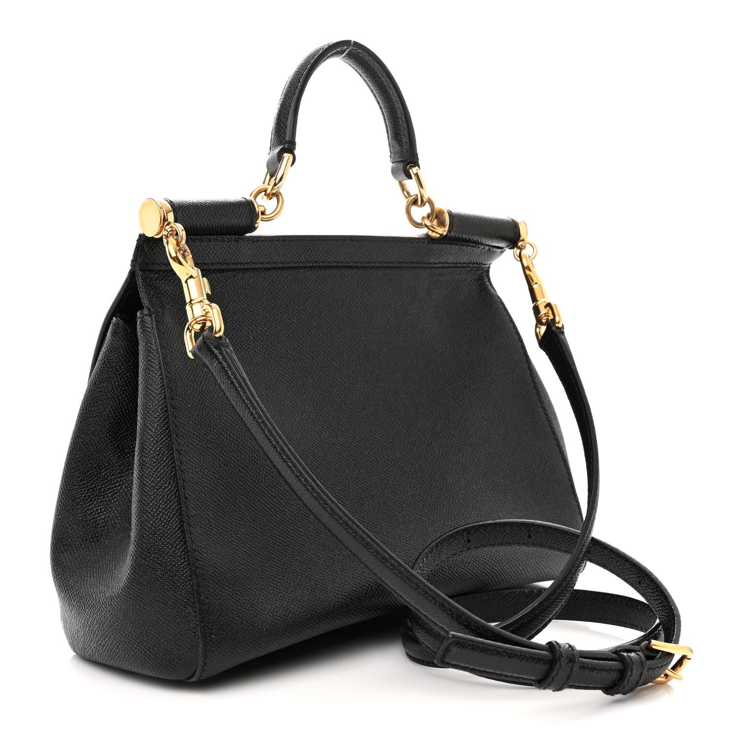 Dolce & Gabbana Dauphine Small Miss Sicily Satchel Black 3 of 17