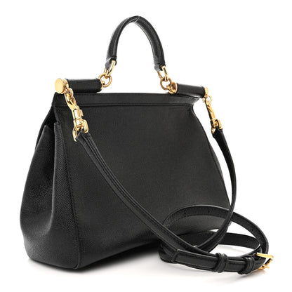 Dolce & Gabbana Dauphine Small Miss Sicily Satchel Black 3 of 17