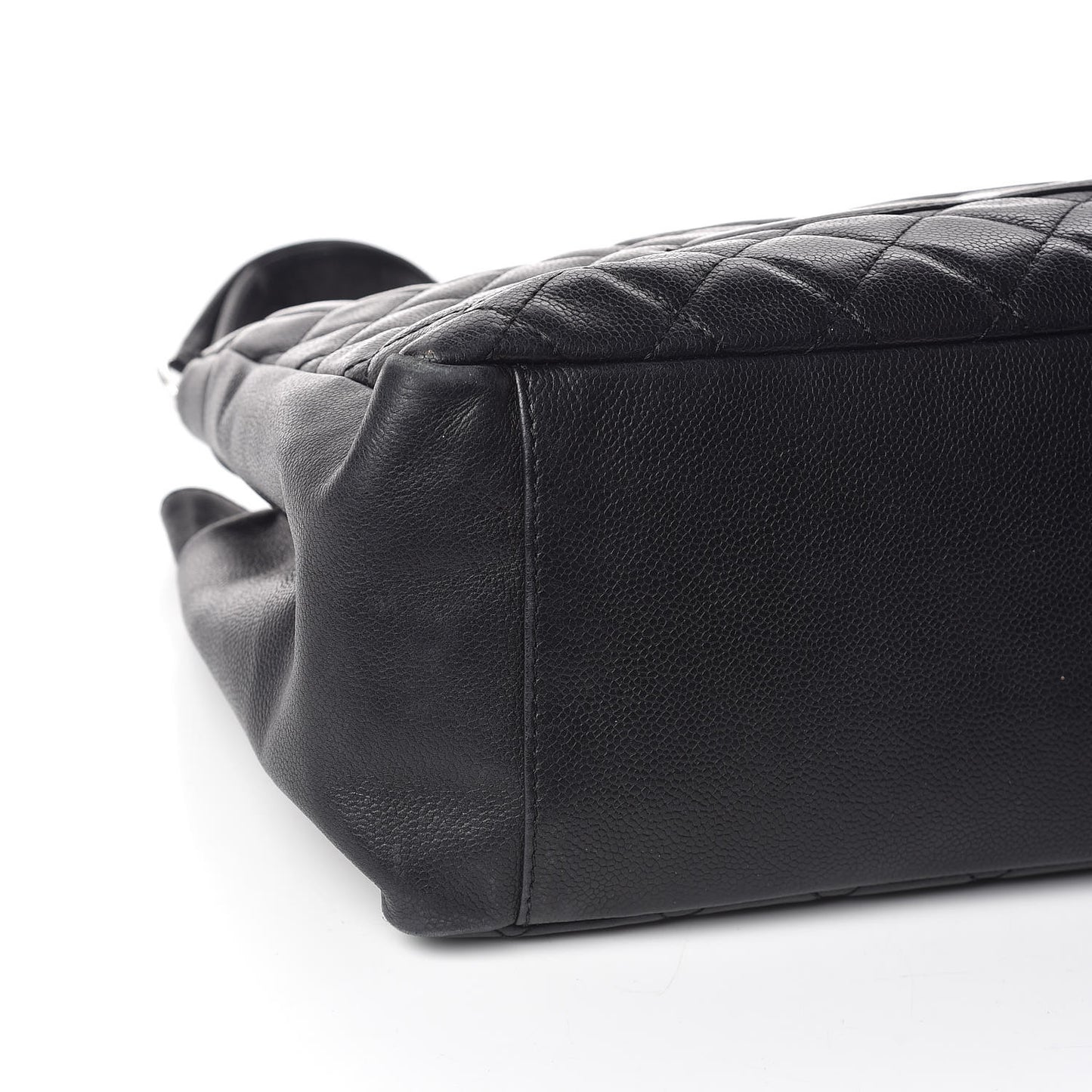 Caviar Quilted Grand Shopping Tote GST Black