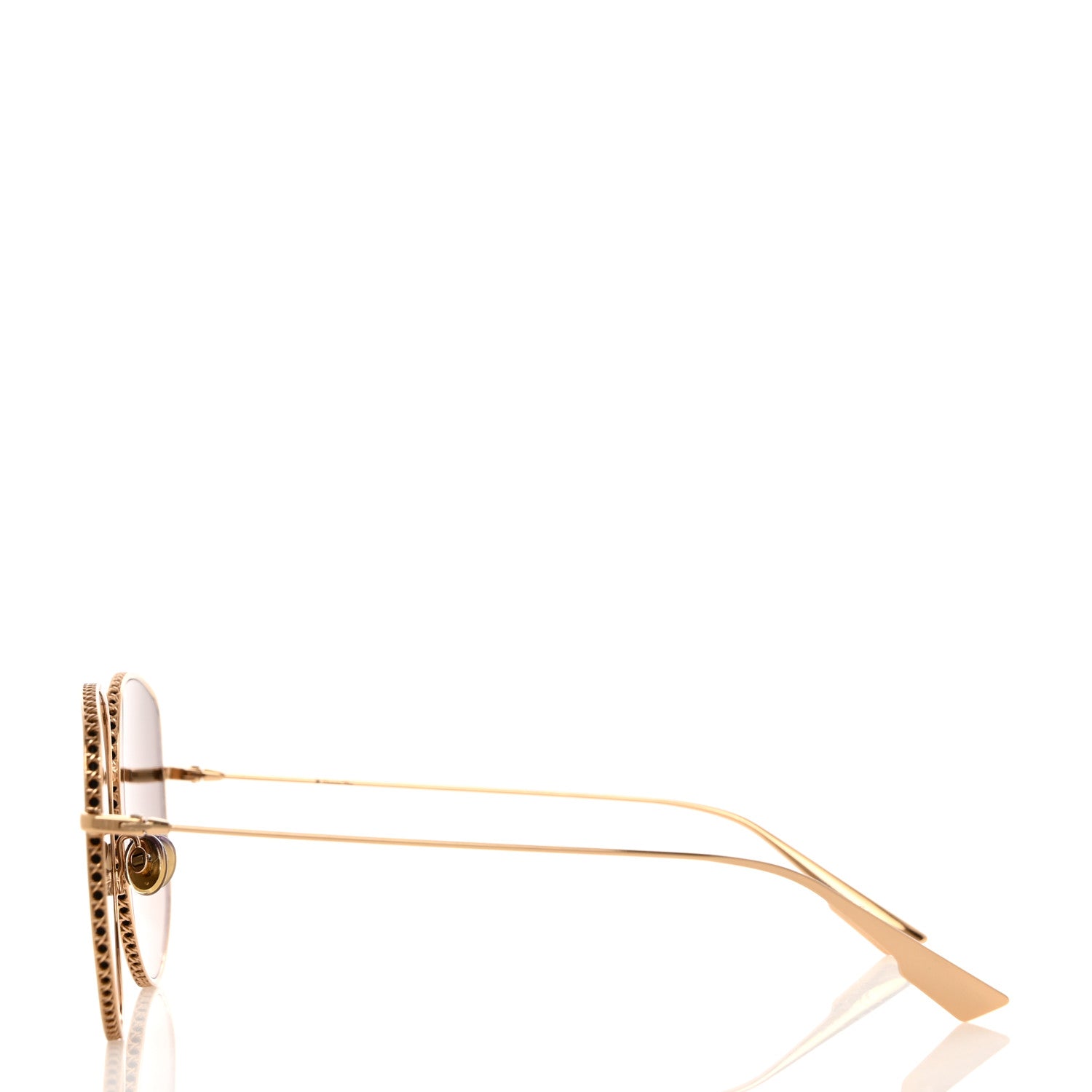Christian Dior Metal Dior By Dior Sunglasses Gold 3 of 8