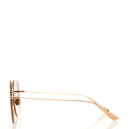 Christian Dior Metal Dior By Dior Sunglasses Gold 3 of 8